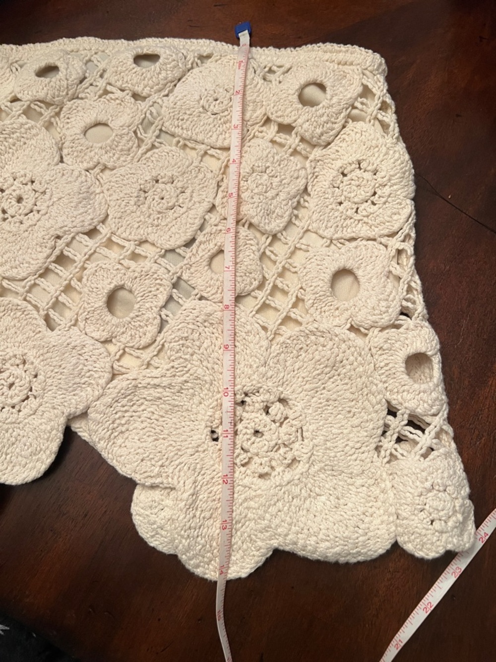 Lulu's Cream Crocheted Floral Lace top💕Size L 🤩🤩🔥🔥NWT - Picture 11 of 11